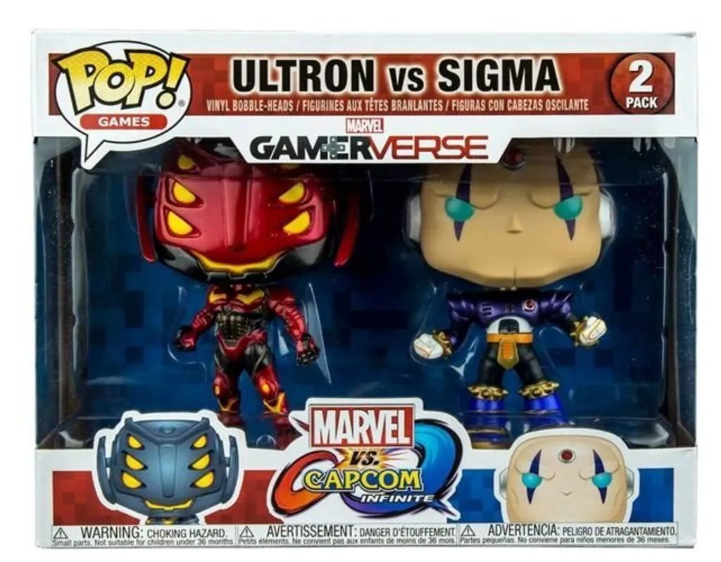 Funko POP Ultron et Sigma Marvel vs. Capcom Edition Limitée Couleur PVC