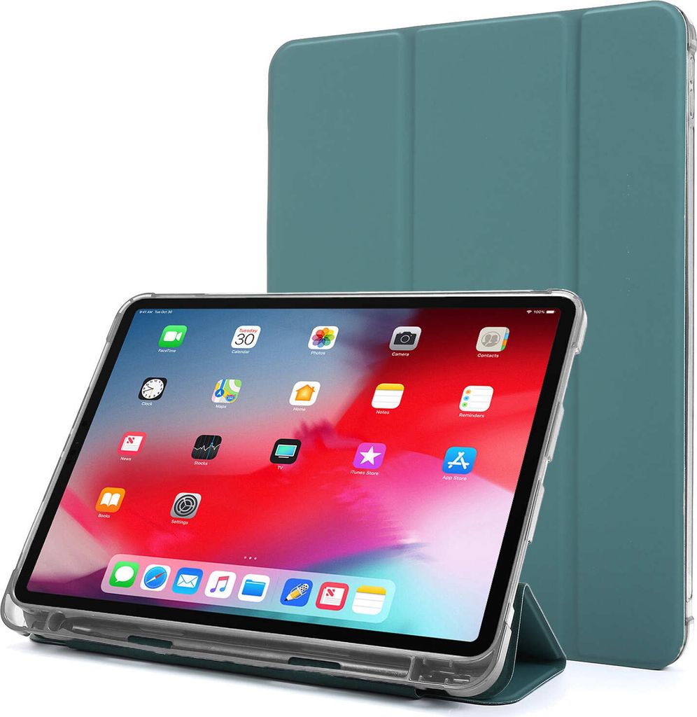 Stoßfeste Folio-Hülle iPad Air 6 (M3 und M2) / Air 5 / Air 4 - 11 Zoll & 10,9 Zoll - Grün