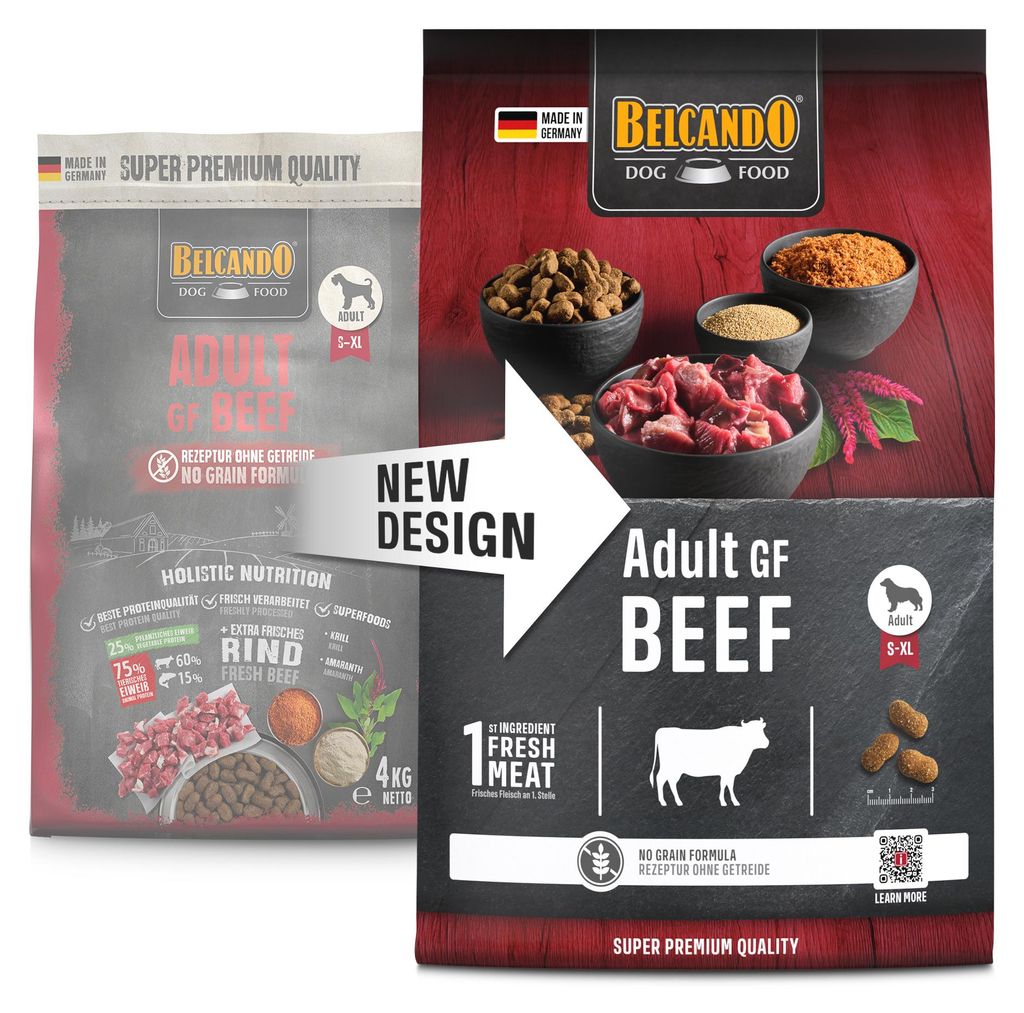 Belcando 556615, Adulto, qualsiasi razza, manzo, 4 kg Immagine del prodotto 
