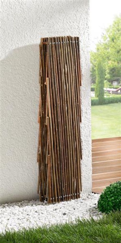 Weidenzaun "Ziehharmonika" variabel, Rankgitter aus Weide, Produktbild 2