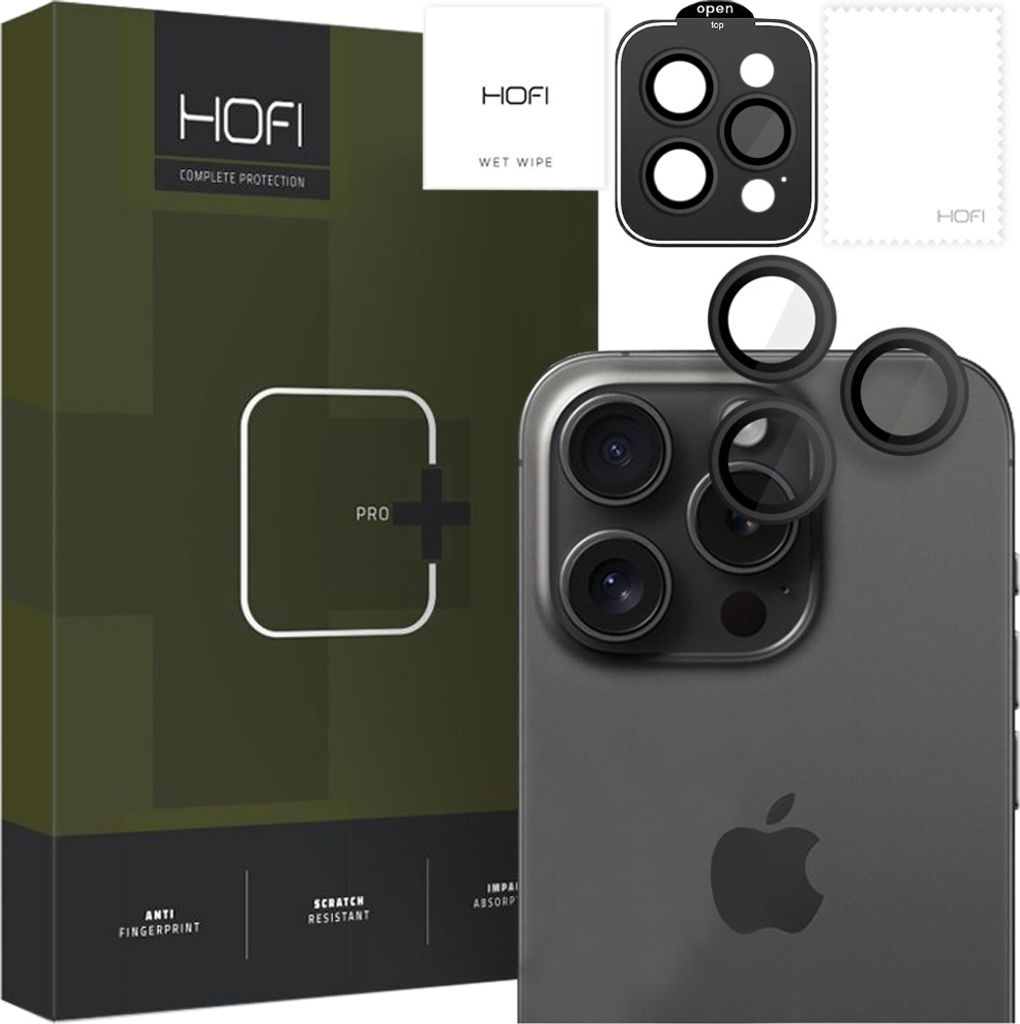 Hofi beschermend glas voor iPhone 14 Pro/15 Pro Max - Productafbeelding 