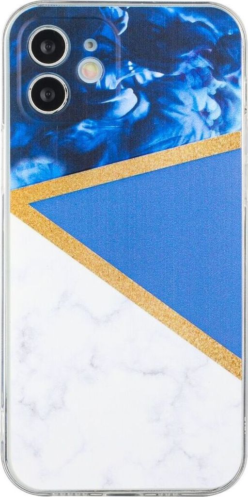 König Design Hülle kompatibel mit Apple iPhone 12 Kunststoff Soft Handyhülle - Handy Case Dunkelblau
