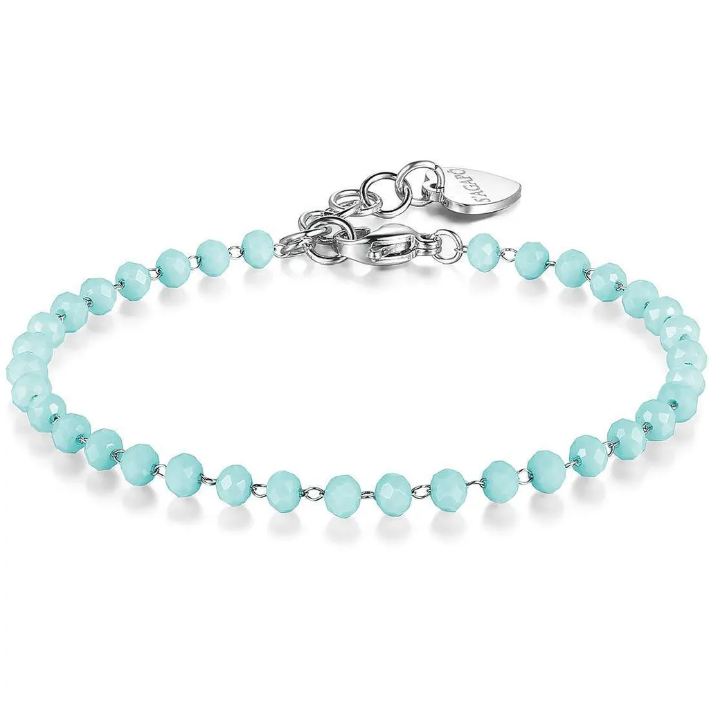Bracelet perles turquoise véritable compatible avec charms Happy