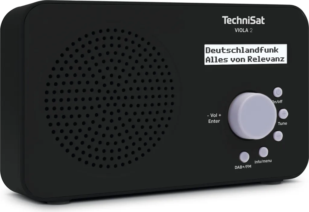 Radio DAB+ Portable VIOLA 2 avec Écran LCD Lisible et Son 1W Crystal
