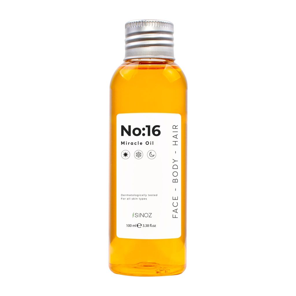 Sinoz No:16 Miracle Oil Pflegeöl für Gesicht, Körper & Produktbild 