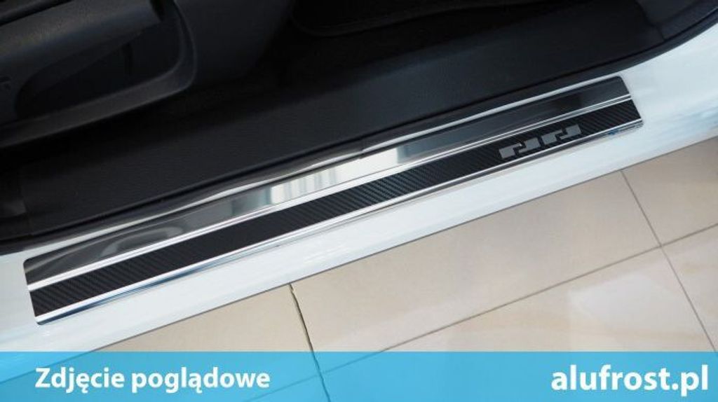 Einstiegsleisten VW Golf VI. 2008–2012 (Carbonfolie)