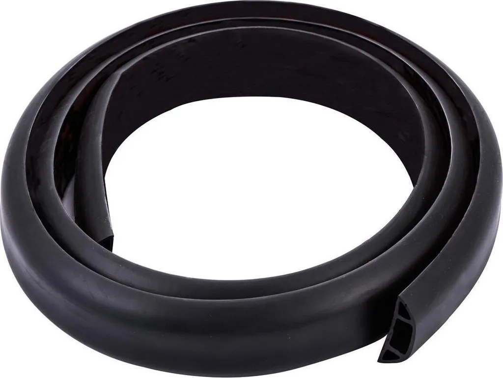 Gaine range-câbles TPE souple 60mm x 1.8m noir ROLINE haute qualité