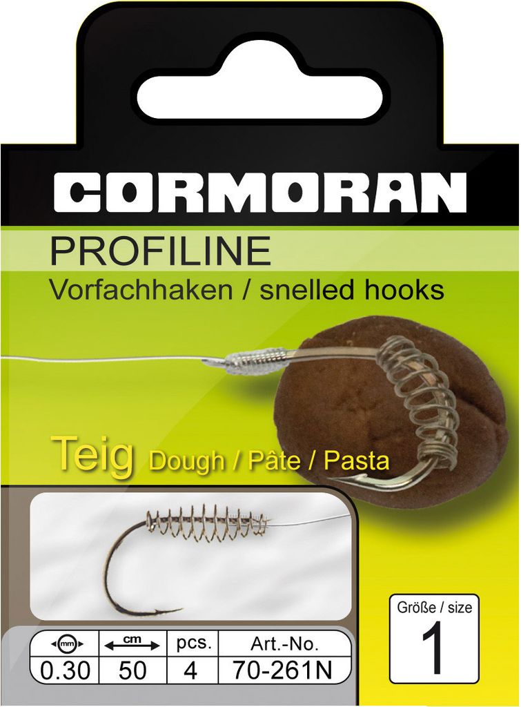 Cormoran Profiline Vorfach mit Teighaken 261 N - Gr 6 - 0,25 mm