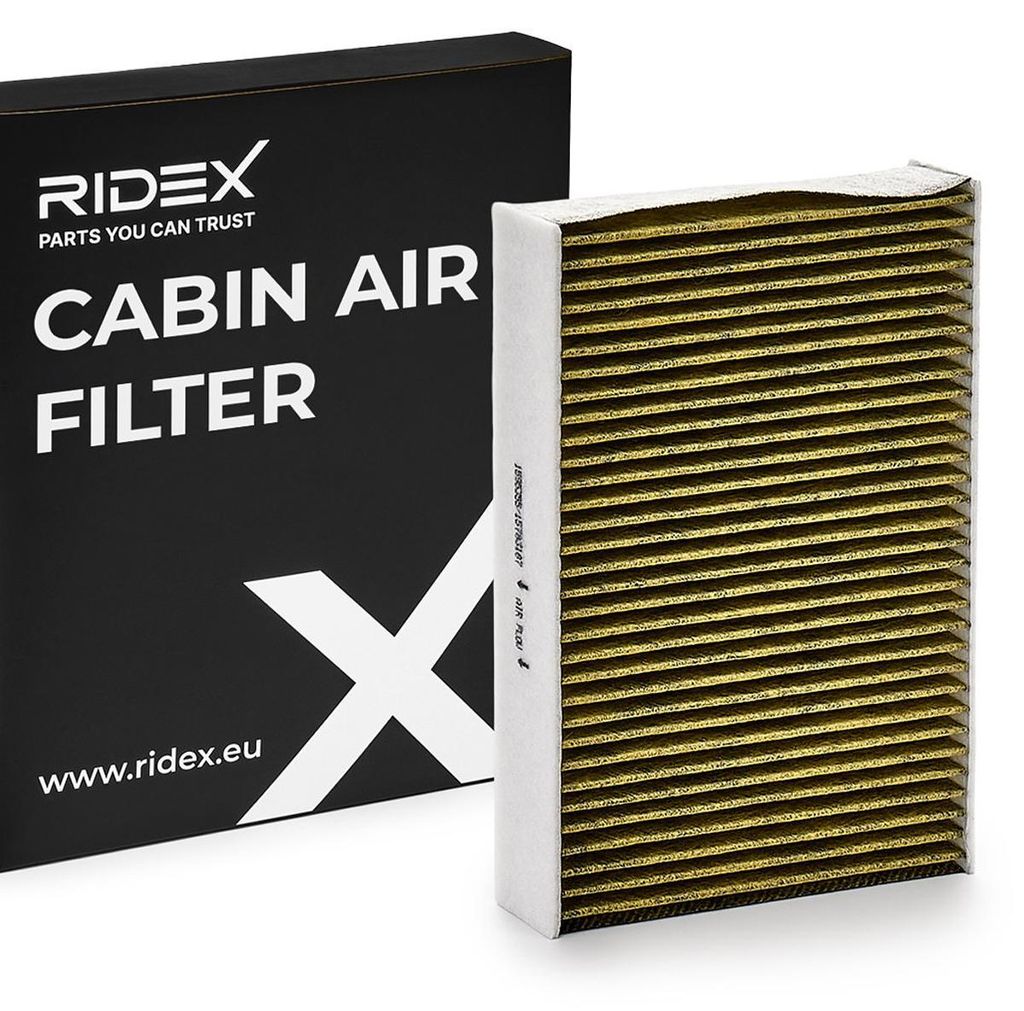 RIDEX 424I0522 Aktivkohle Innenraumfilter Pollenfilter für Produktbild 