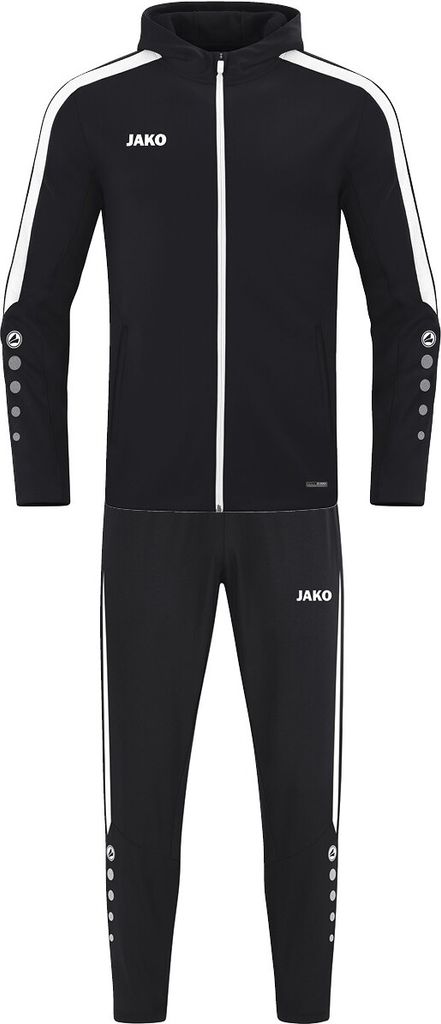 JAKO Unisex Präsentationsanzug Power, Farbe:schwarz, Größe:XXL