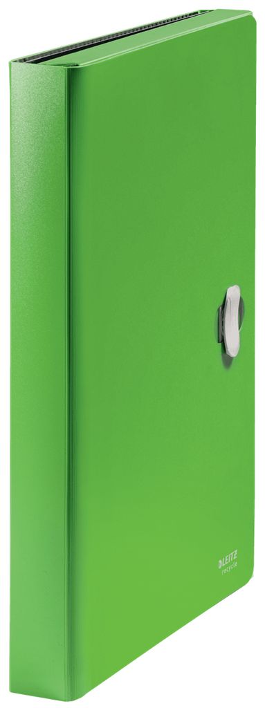 Projektmappe Recycle A4 PP 5 Fächer grün Packung mit 5 Stück