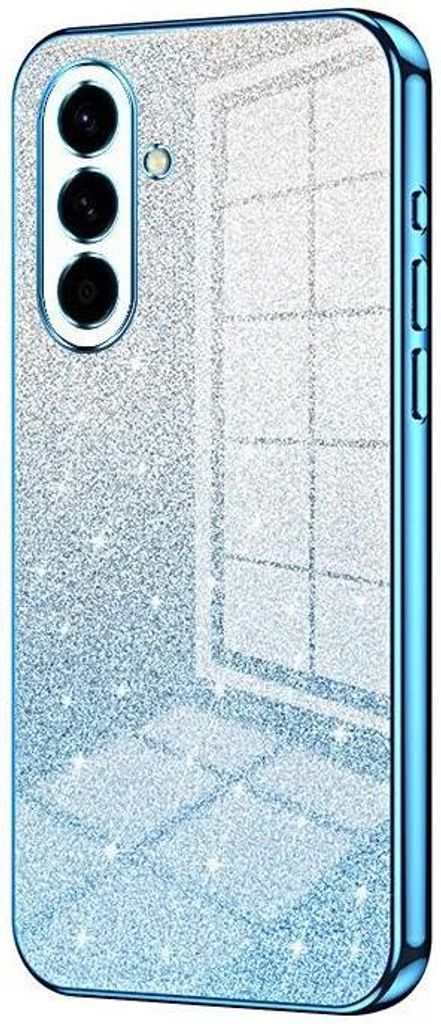 Glitzer Hülle für Samsung Galaxy A57 - Phonesta Crystal Sparkle Silikon Back Cover - Blau