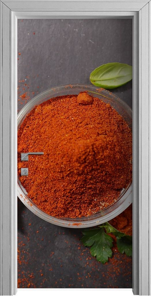 Tür Selbstklebende 90x210 cm Türfolie Türtapete Klebefolie - Paprika Gemüse