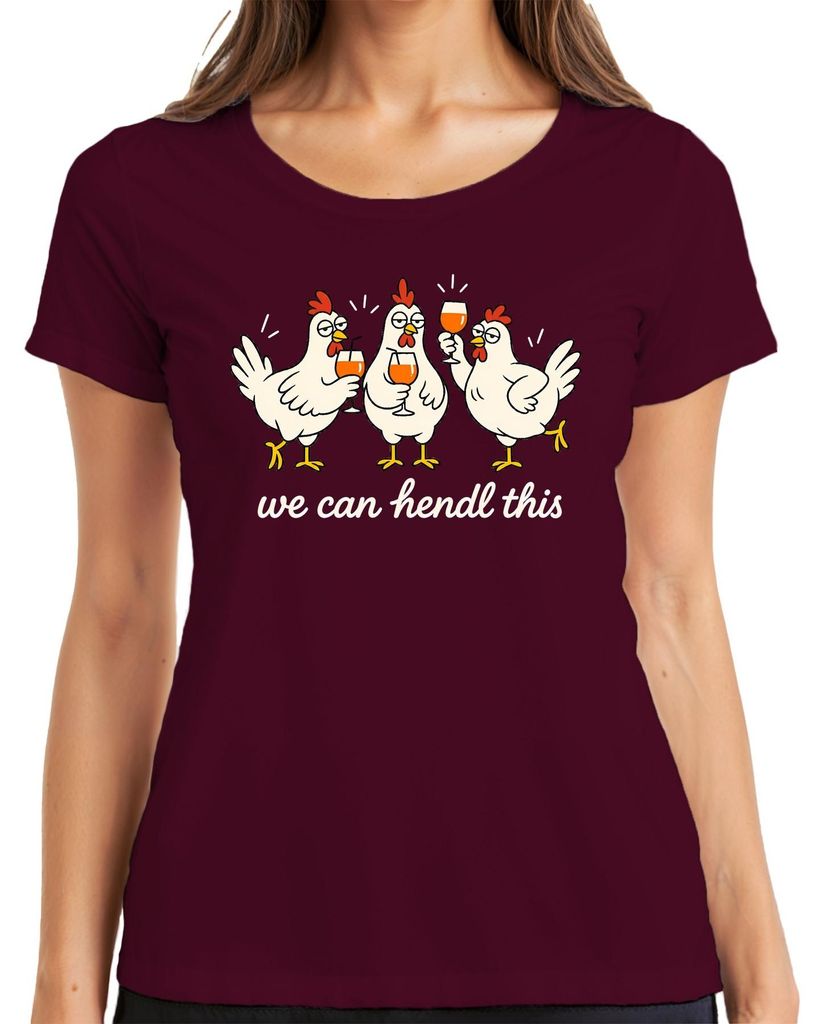 we can hendl this Hennen Party Lustig JGA Statement Produktbild 