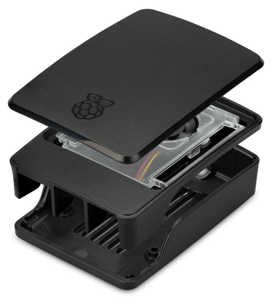 Raspberry Pi 5 Gehäuse Schwarz/Grau, SC1160 Produktbild 