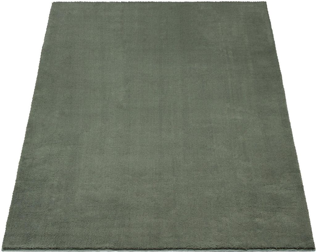 Hochflorteppich - 60 x 110 cm - Grün