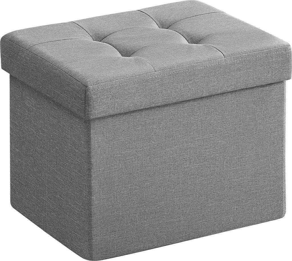 SONGMICS 41 cm Sitzbank mit Stauraum, klappbare Sitztruhe, Produktbild 