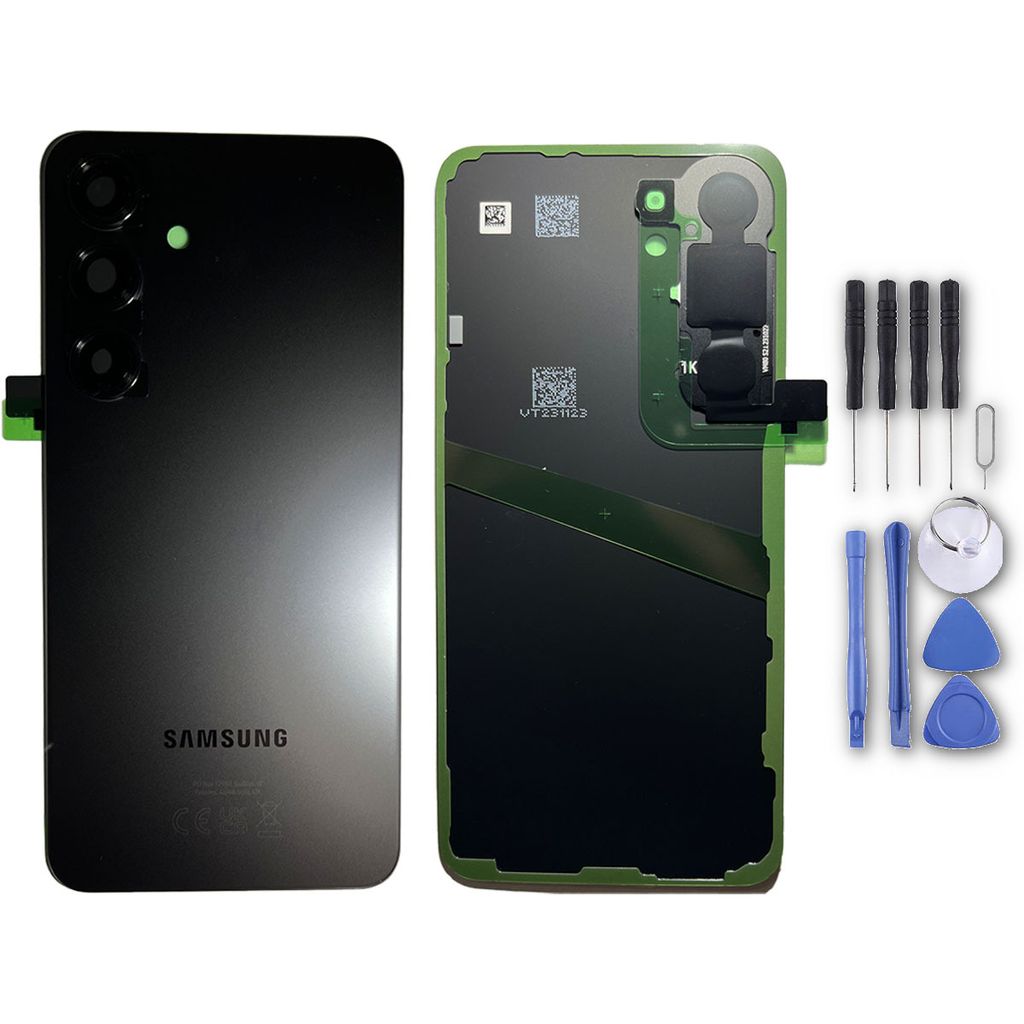 Samsung Galaxy S24 Produktset Ersatz- und Reparaturteile Displays Rahmen Akkudeckel, Ersatzteile:Akkudeckel Schwarz
