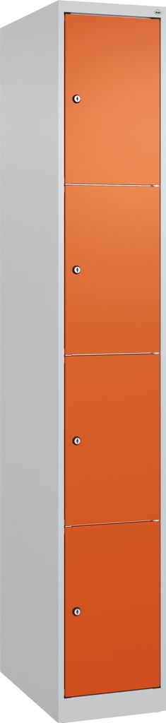 CP Schließfachschrank Classic Plus reinorange 080000-104 S10000, 4 Schließfächer 30,0 x 50,0 x 185,0 cm