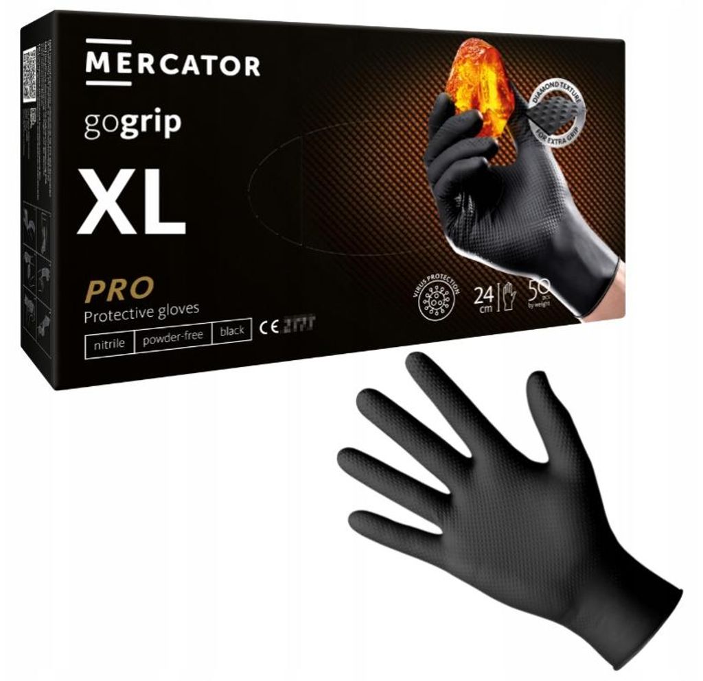MERCATOR Wegwerphandschoenen MER20312, nitril Productafbeelding 