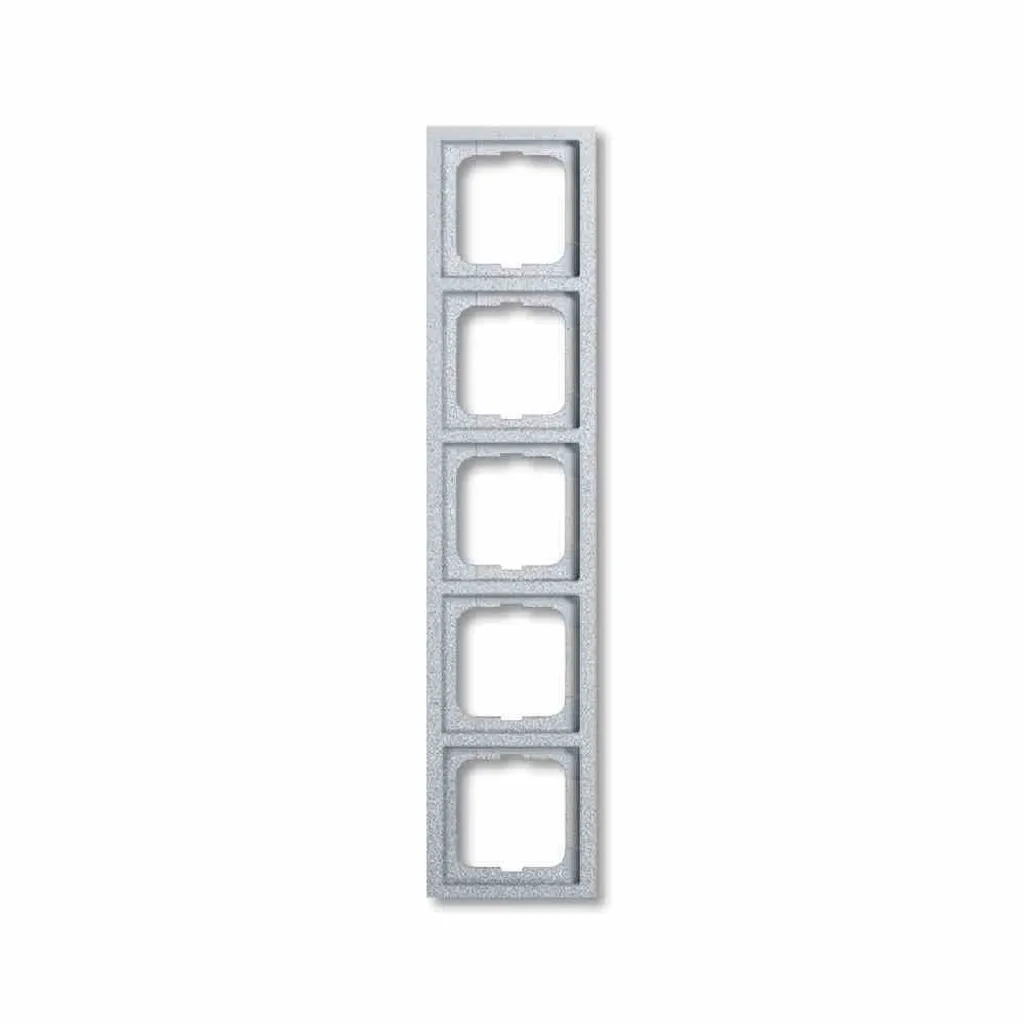 Busch-Jaeger 1754-0-4310 Plaque de Finition 5 Postes Aluminium 1754A4310