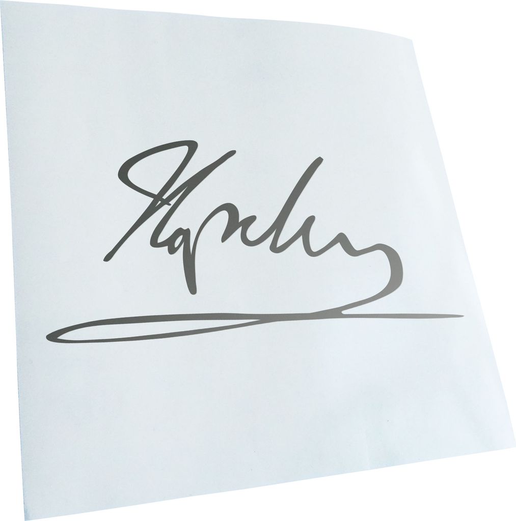 Kiwistar - Autoaufkleber - Napoleon Bonaparte - Silber - 50x23cm - Aufkleber für Auto, Laptop, Fahrrad, LKW, Motorrad mehrfarbig JDM Decal Racing