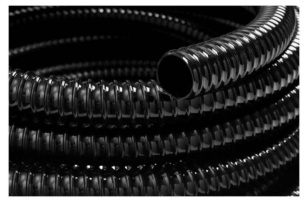 PVC Spiralschlauch 25 mm (1") – 10 m – flexibler Saug- und Förderschlauch mit Hart-PVC-Verstärkungsspirale – geeignet für Teich, Garten, P...