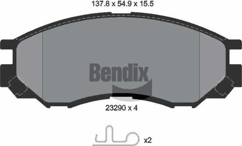 Éliminez les bruits de freinage avec les plaquettes BENDIX BPD1462 OE