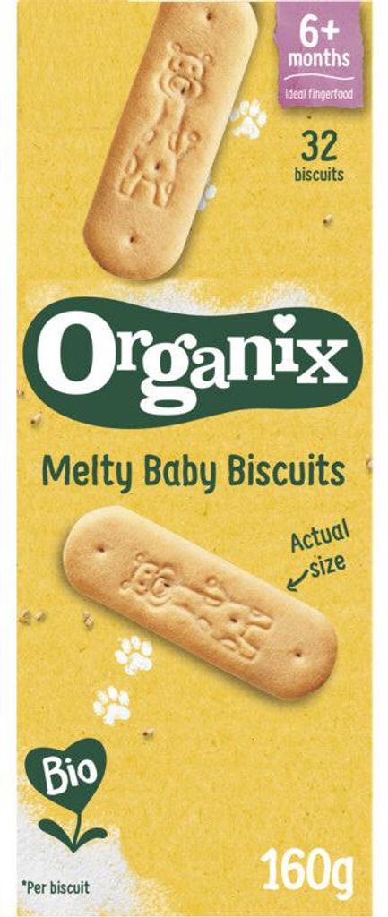 Organix Melty Baby Biscuits 160g – Morbidi biscotti per Immagine del prodotto 
