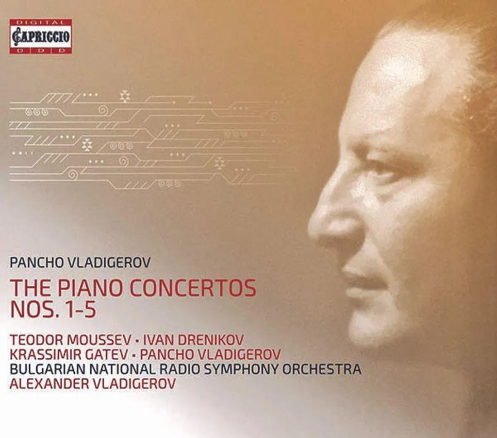 Coffret CD Concertos pour piano n°1-5 de Vladigerov, Orchestre Radio Bulgare
