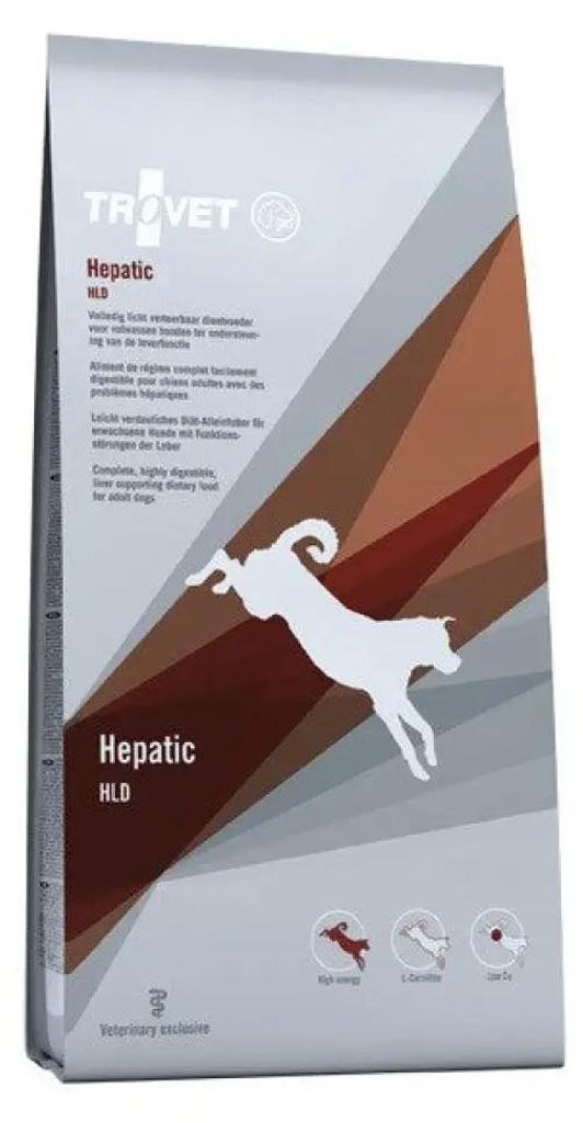 TROVET Hepatic HLD met kip - Droogvoer voor honden - 12,5 Productafbeelding 