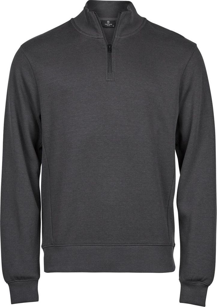 Tee Jays Ribbed Interlock Half Zip