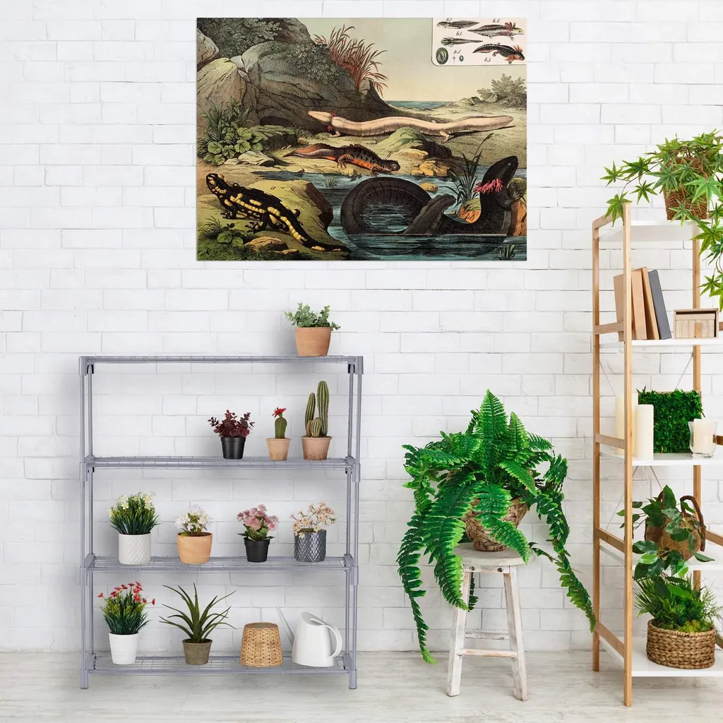 Support à plantes en métal 4 niveaux - Gain de place intérieur idéal