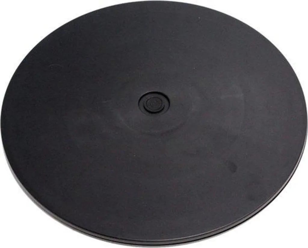 Support rotatif de 306 cm noir avec socle pivotant pour équipement
