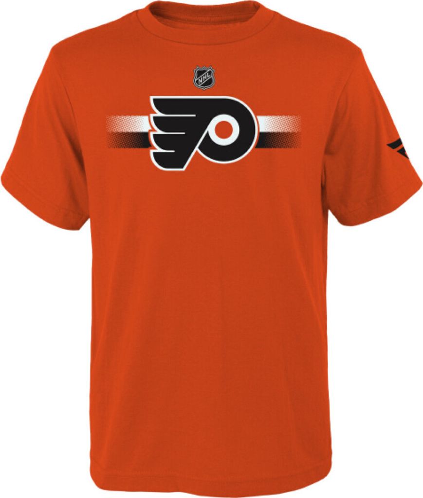 NHL Fanatics APRO Tee für Jugendliche, kurzen Ärmeln, NHL team logo - Philadelphia Flyers, Größe: S (8 Jahre)