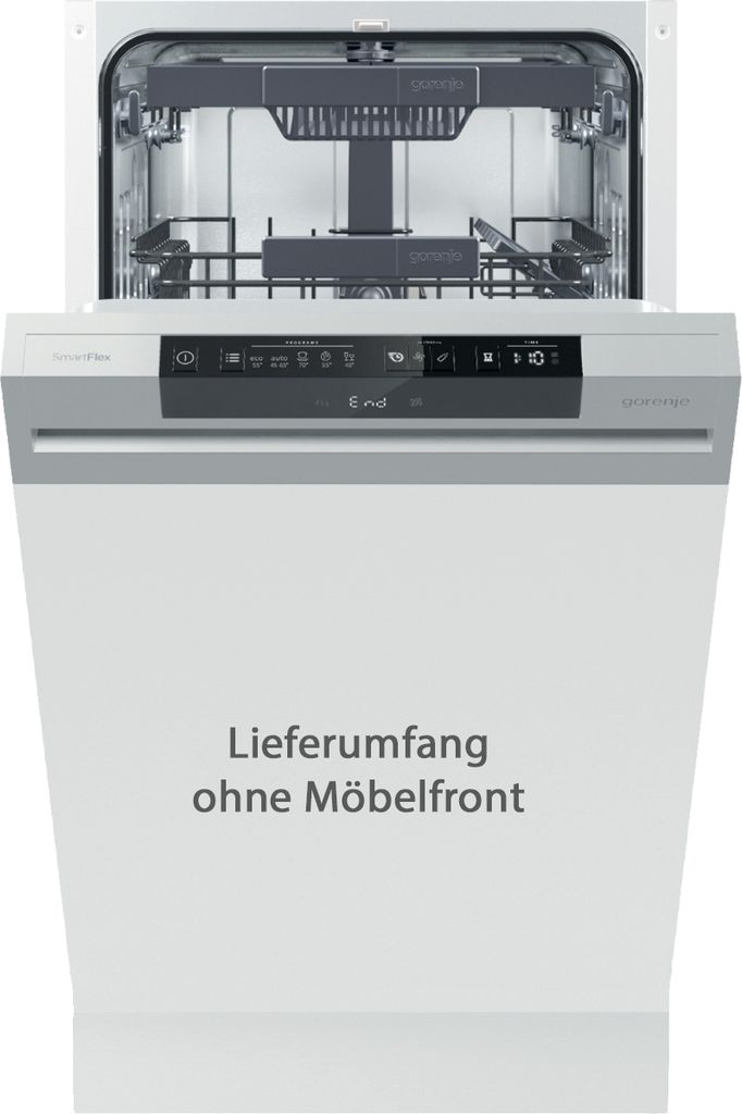 Gorenje GI 561D 10 S Geschirrspüler 45 cm - Silber - Produktbild 