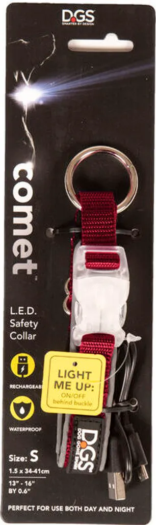 Offerta Collare Cane Dog Gone Smart Rosso 20 Light - LED USB - 4