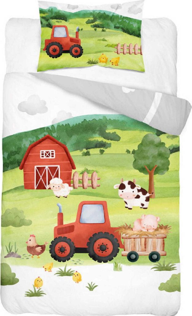 Pościel 100x135 do łóżeczka traktorek Zdjęcie produktu 