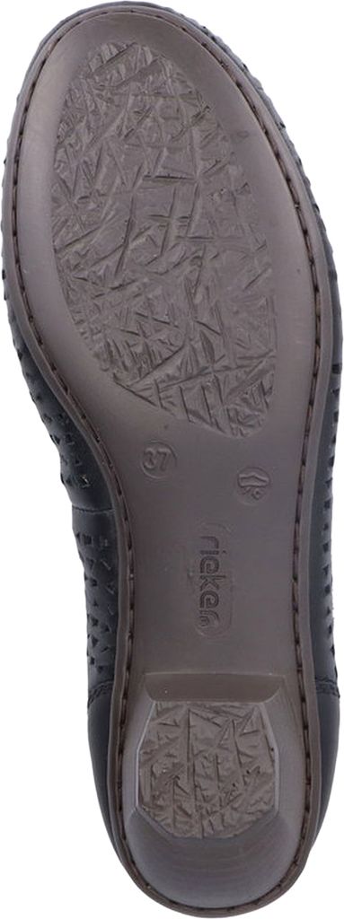 Rieker Pumps - Asphaltschwarz Glattleder Größe: 40 Normal Produktbild 8