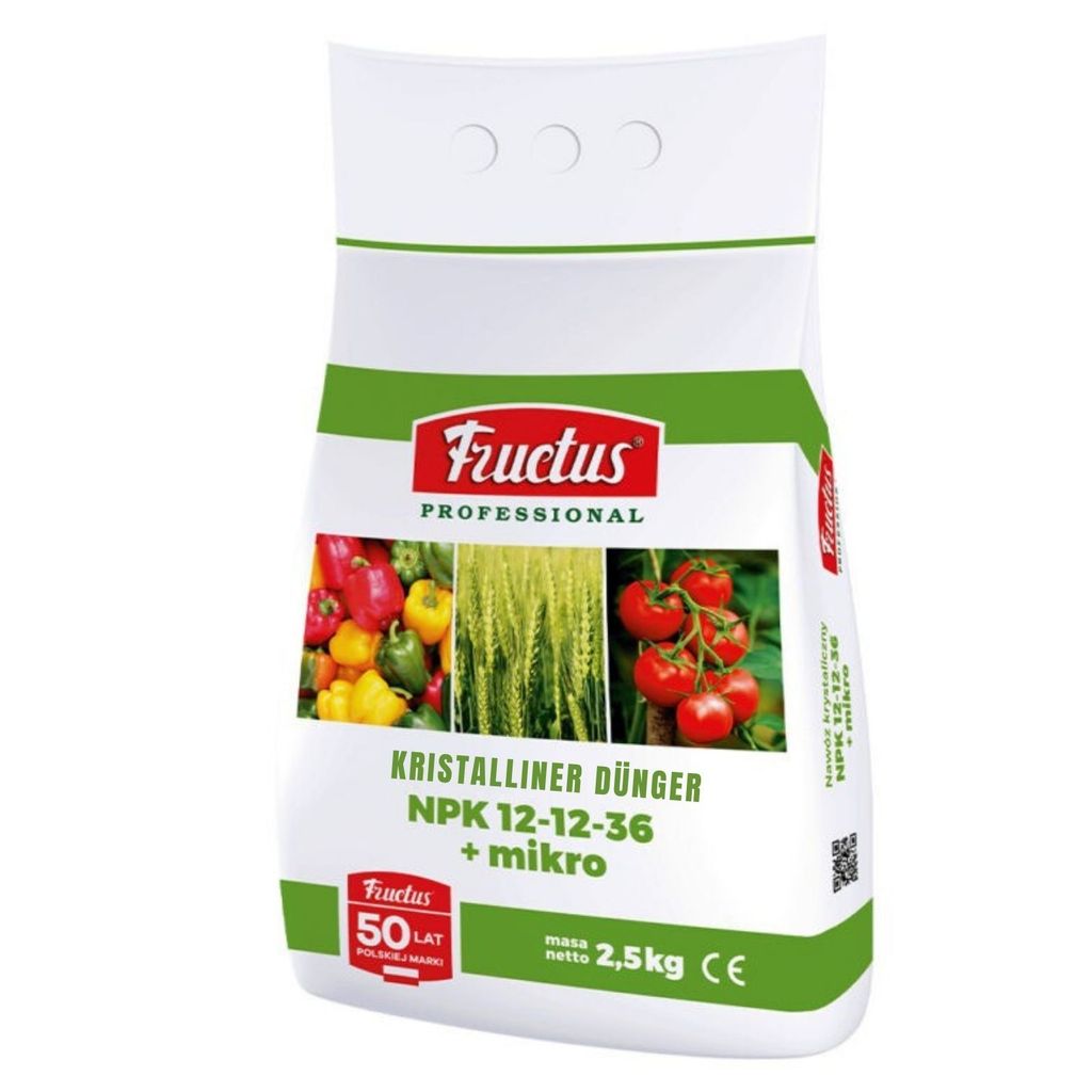 Universaldünger NPK 12-12-36 Stickstoffdünger Flüssigdünger Blattdünger 2.5kg