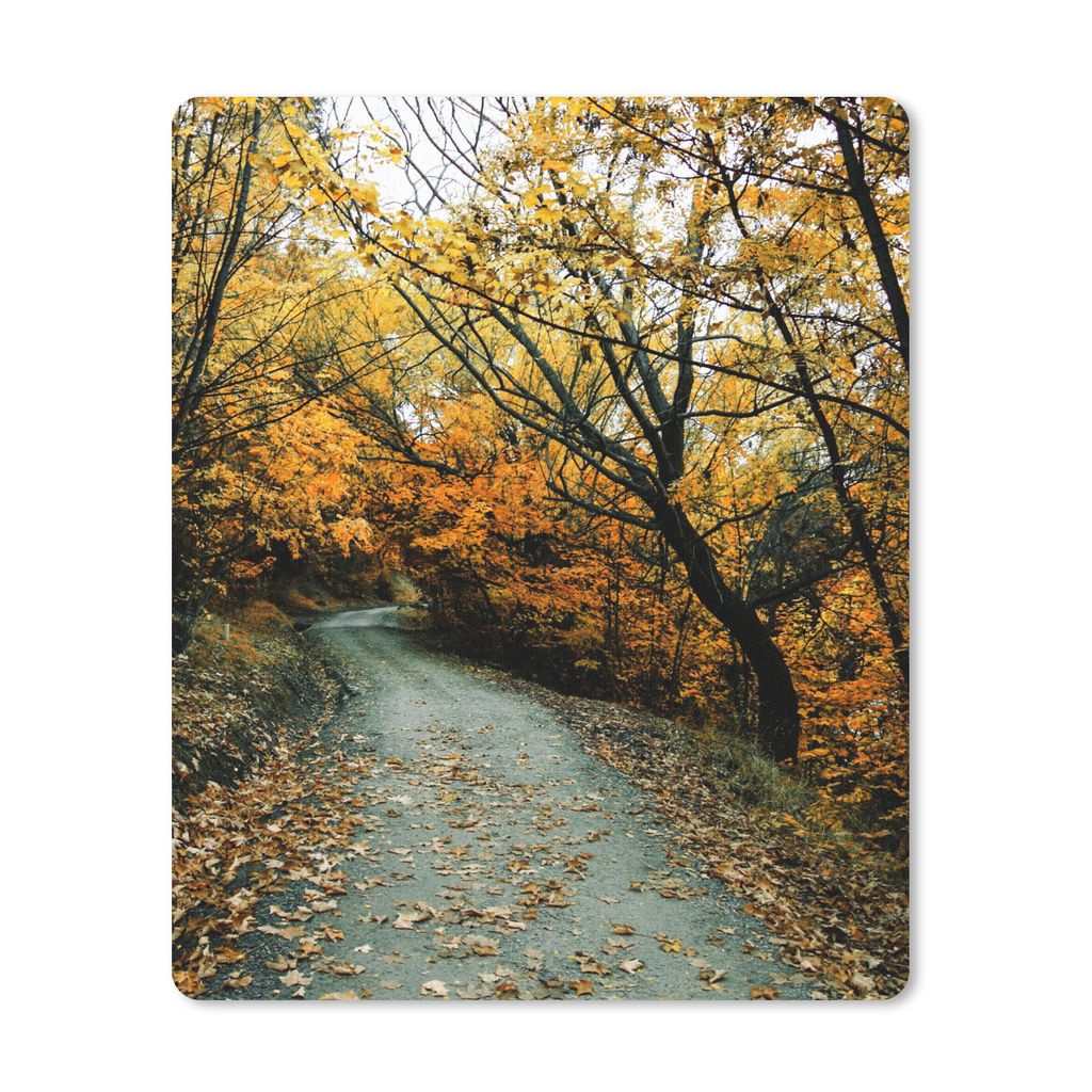MuchoWow Mauspad Mousepad Blätter - Herbst - Wald 19x23 cm - Mousepads - Maus Mat - Pad - Mausunterlage - Mauspads - Spielen