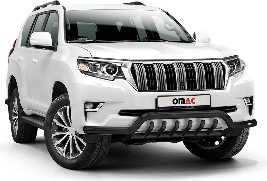 Frontschutzbügel Frontbügel für Toyota Land Cruiser 150 2017-2022 ABE Schwarz