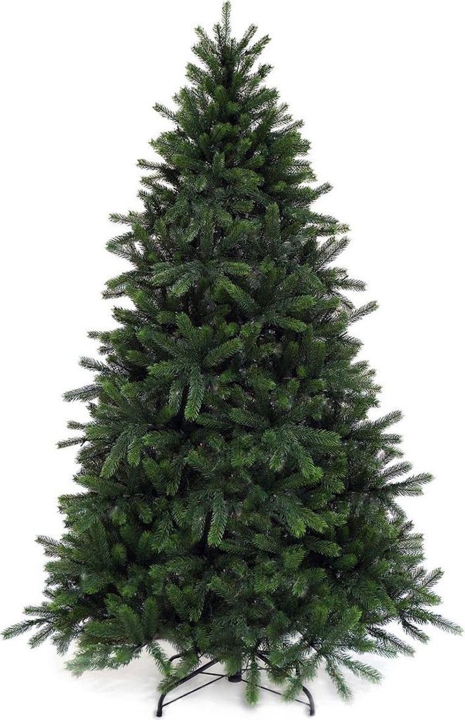 Künstlicher Weihnachtsbaum 3D Merlin 180cm, Tannenbaum Christbaum Kunstbaum Dekobaum mit Metallständer