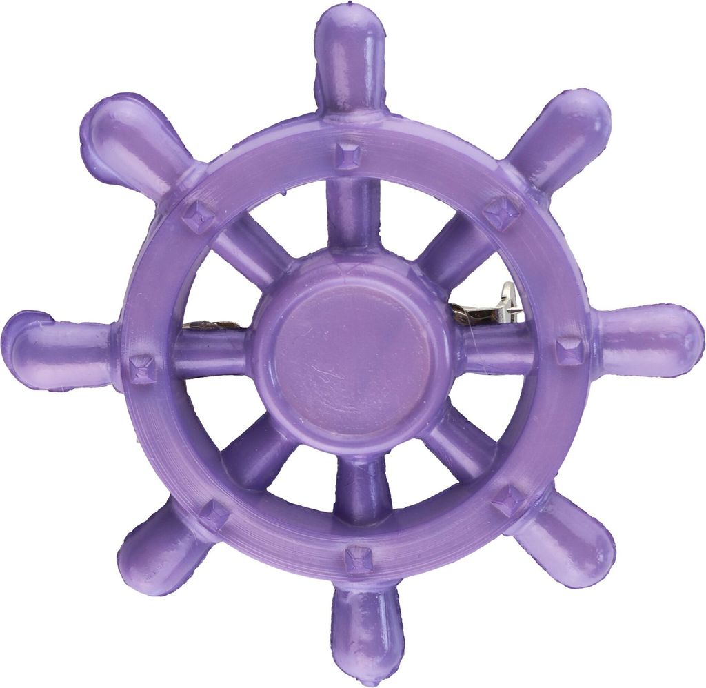 Anstecker - Steuerrad - lila - Anstecknadel