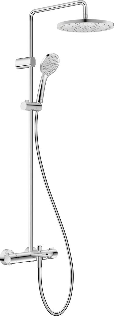 Duschsäule inkl. Thermostat DURAVIT Shower Systems chrom Produktbild 