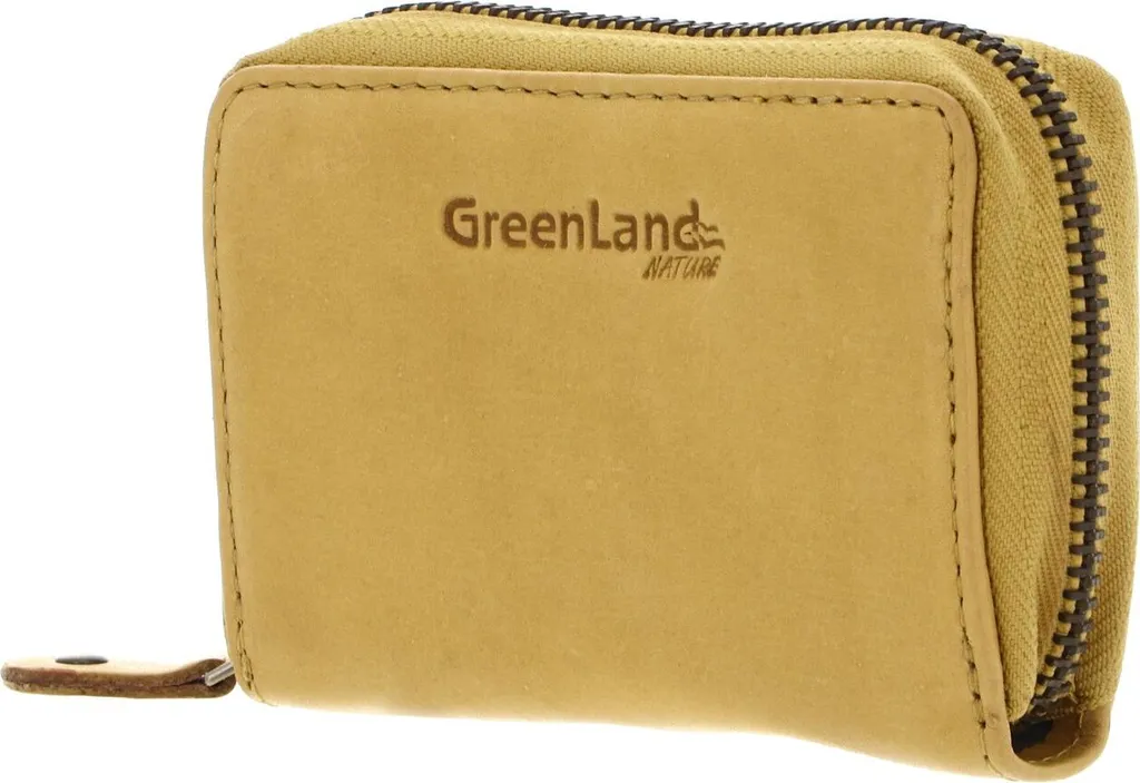 Porta Carte di Credito GreenLand Nature Pelle Pregiata Safran