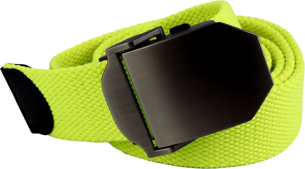 Gürtel Webgürtel Workwear 4cm Matrosengürtel gelb-neongelb Polyester Metallschnalle