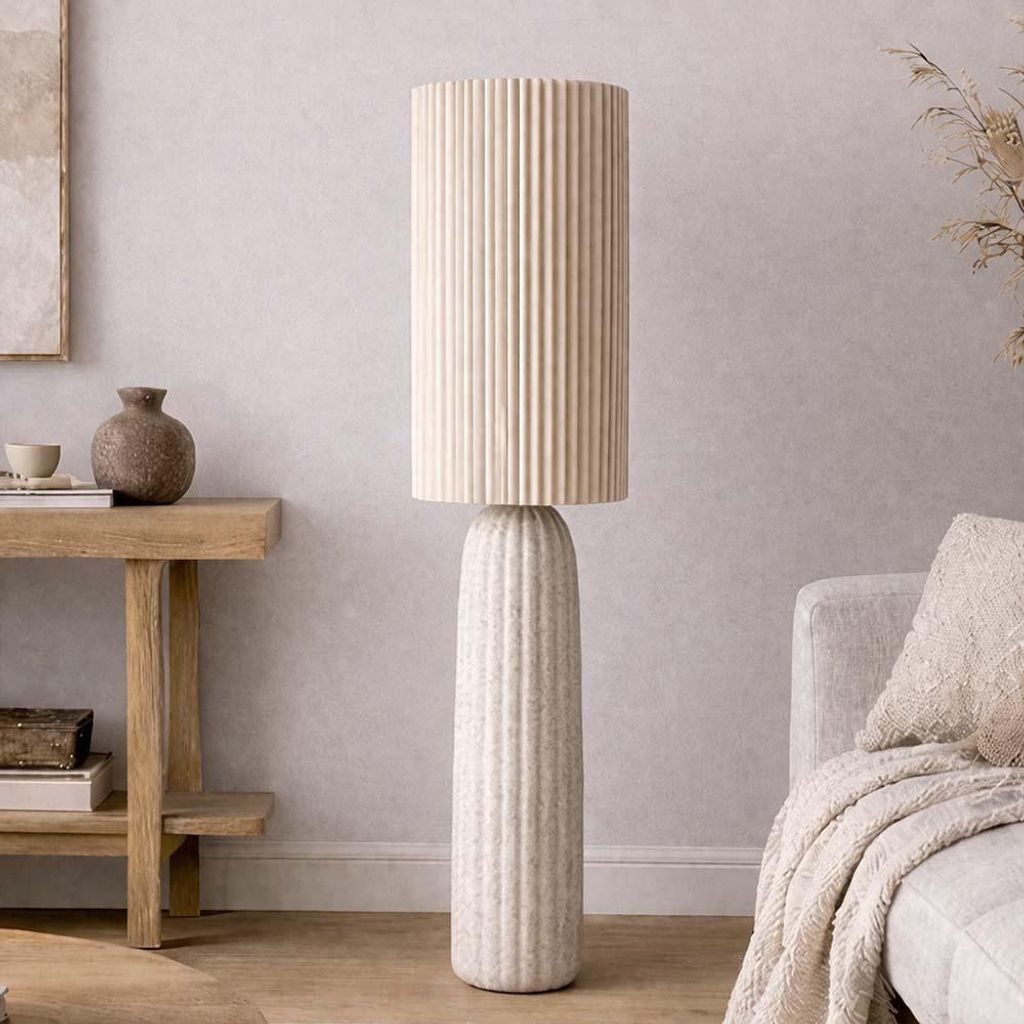 Milton & Oldbrook Stehlampe Mons Weiß Produktbild 
