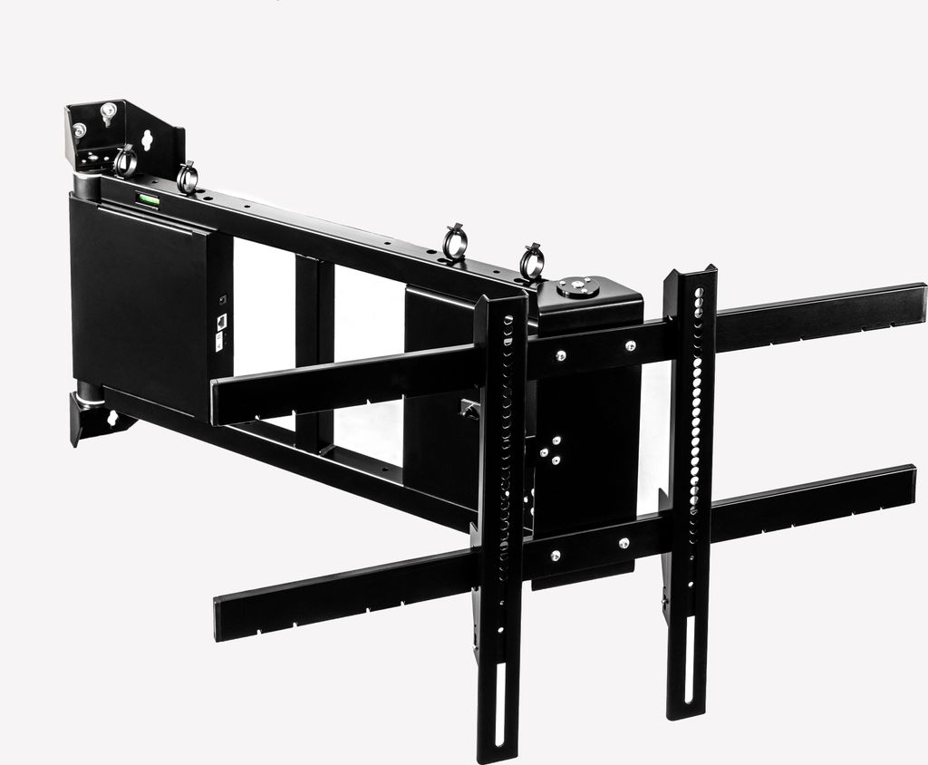 Motorisierte Wandhalterung für TV Monitore 40-75" elektrisch ausziehbar und schwenkbar, PREMIUM-OTW