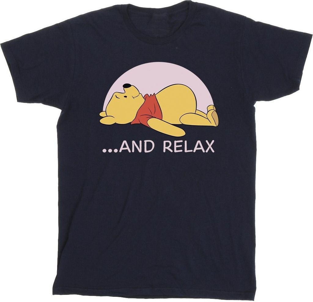 Disney - "Relax" T-Shirt für Mädchen BI42584 (116) (Marineblau)